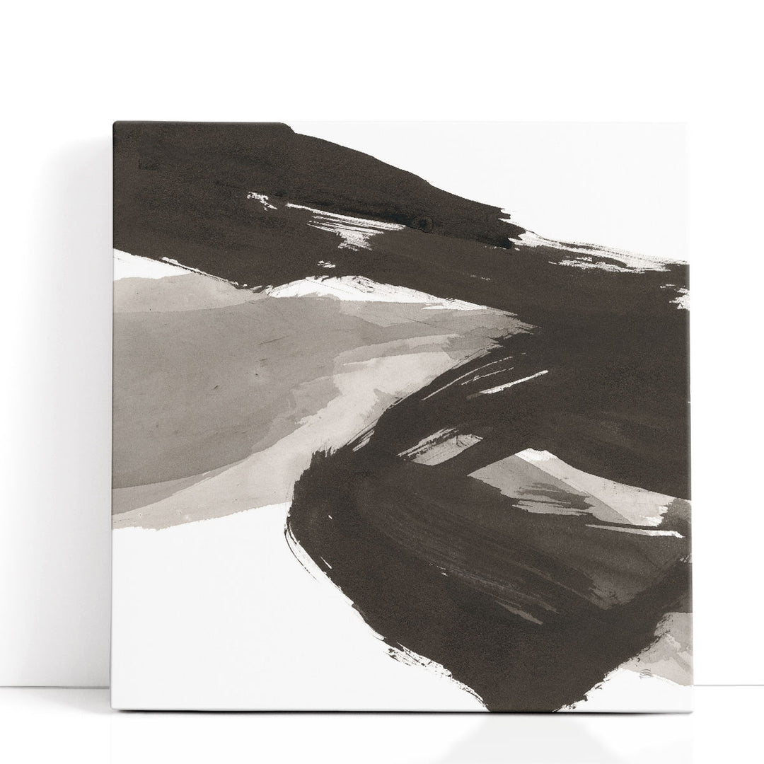 Chaos I Black and White - Canvas Print Wall Art