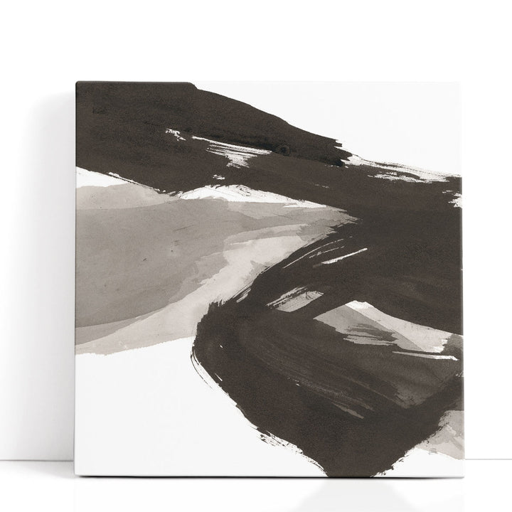 Chaos I Black and White - Canvas Print Wall Art