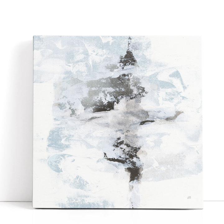 Layered Thinking I with Blue - Canvas Print Wall Art