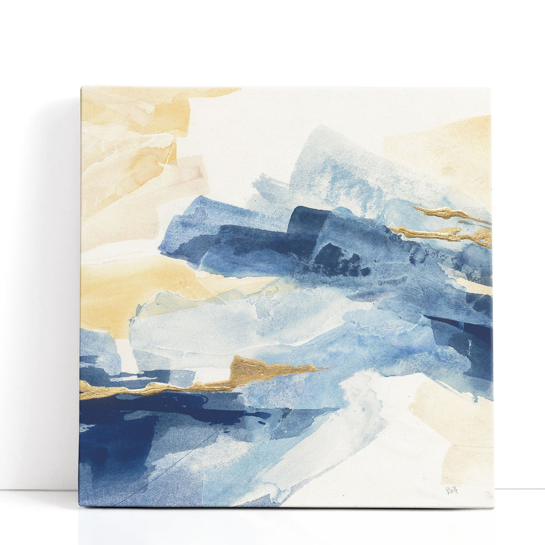 Gilded Indigo I - Canvas Print Wall Art