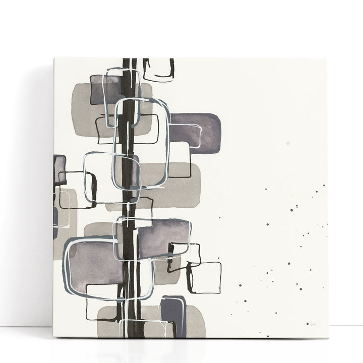 Abstract Canvas Prints – textured gray and neutral composition