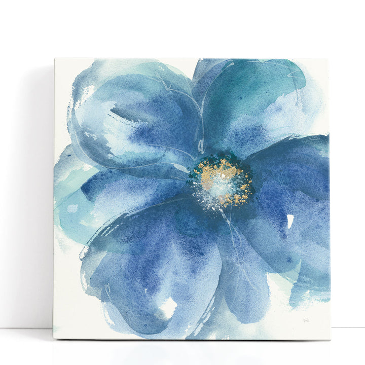 Indigo Mint III - Canvas Print Wall Art