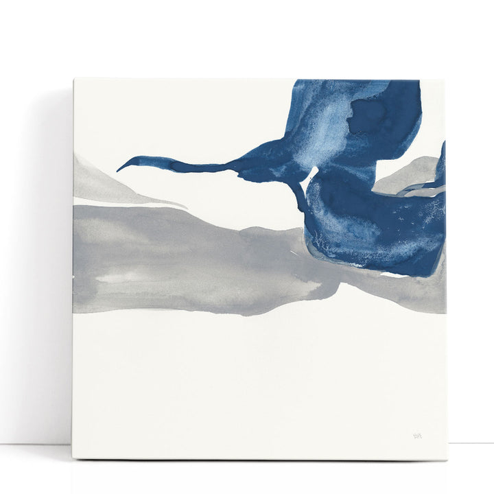 Sapphire and Gray I - Canvas Print Wall Art