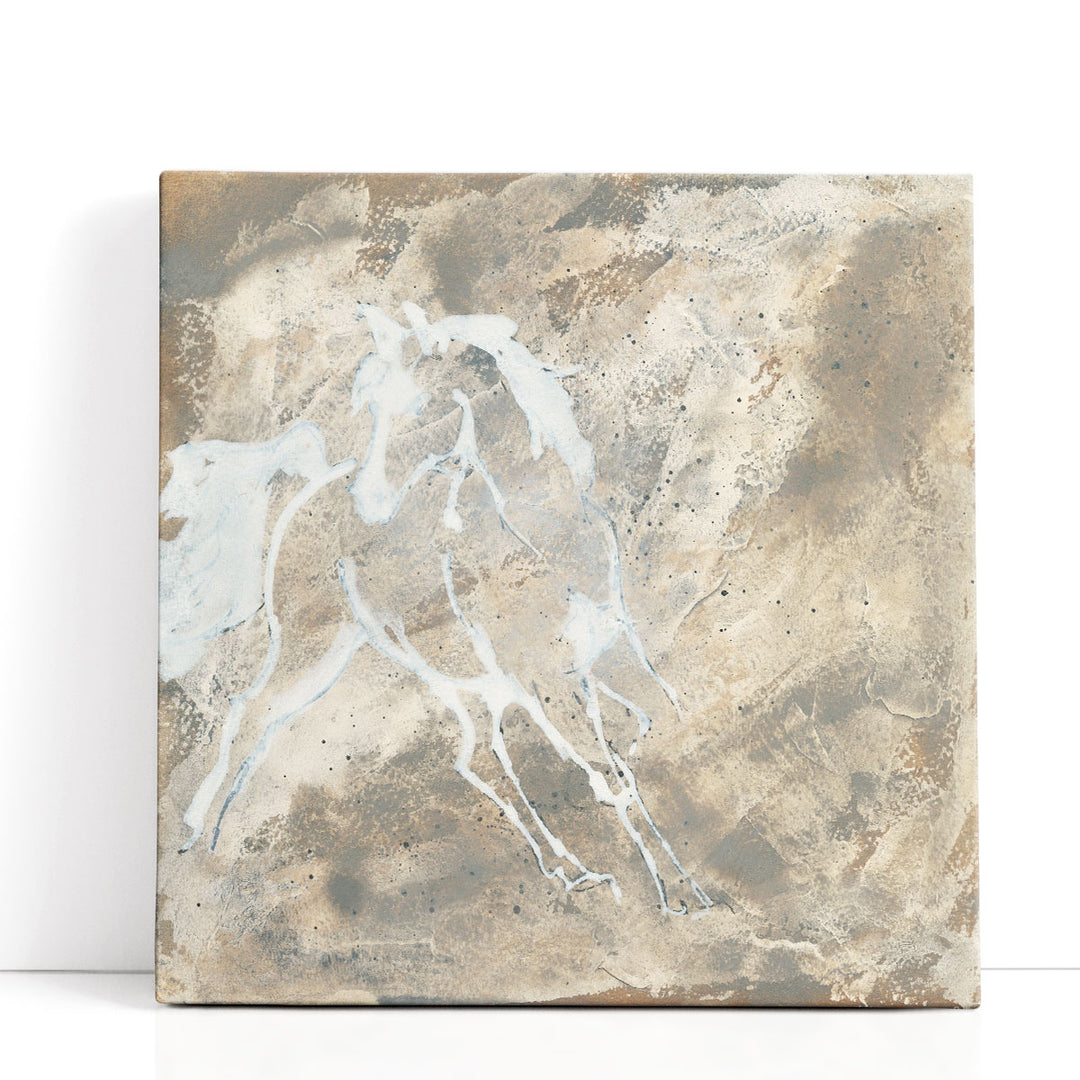 White Horse I - Canvas Print Wall Art