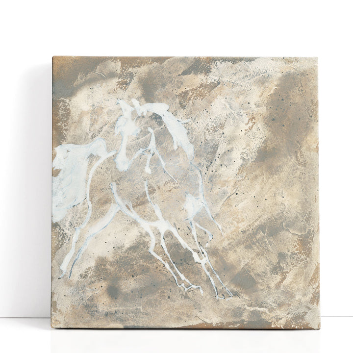 White Horse I - Canvas Print Wall Art