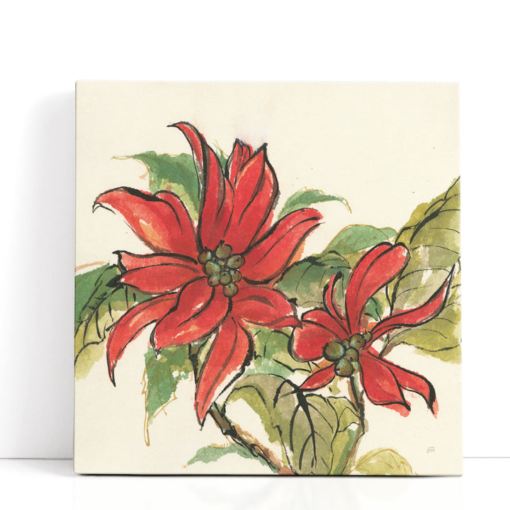 Poinsettia II - Canvas Print Wall Art