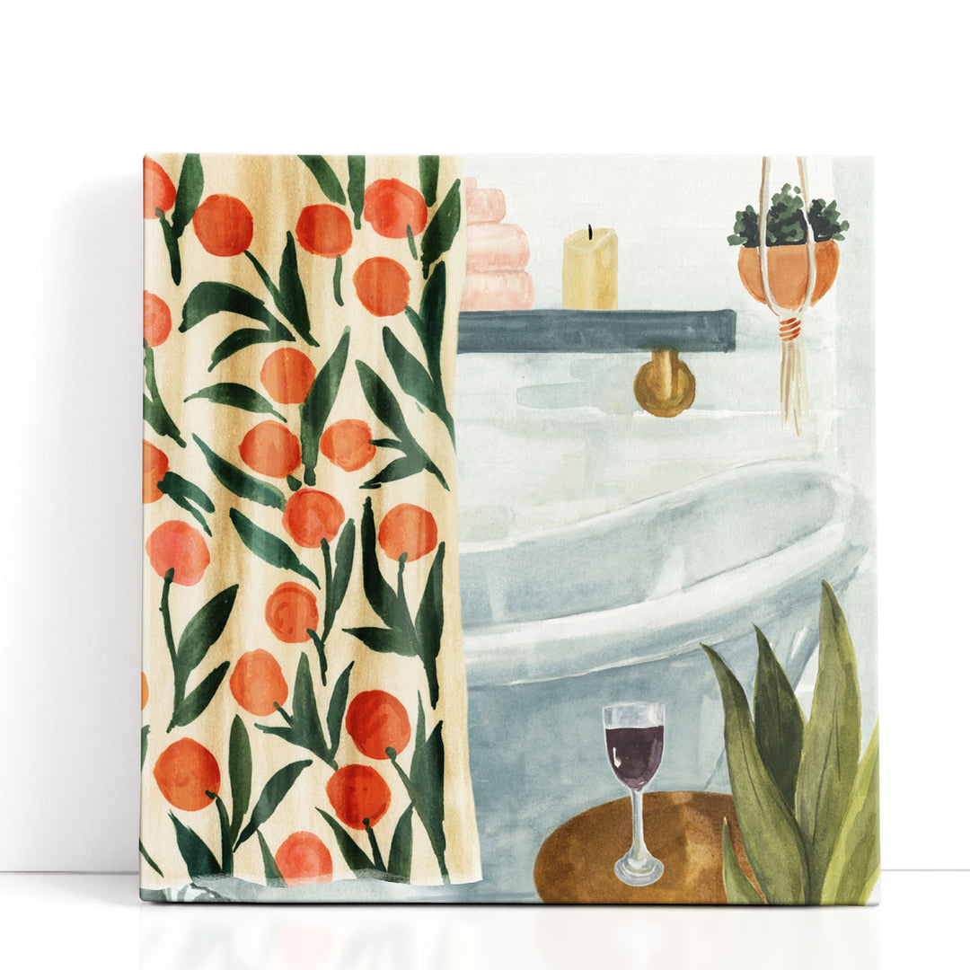 Bath Retreat I - Canvas Print Wall Art