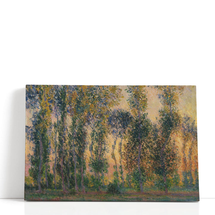 Poplars at Giverny, Sunrise, 1888 - Canvas Print Wall Art