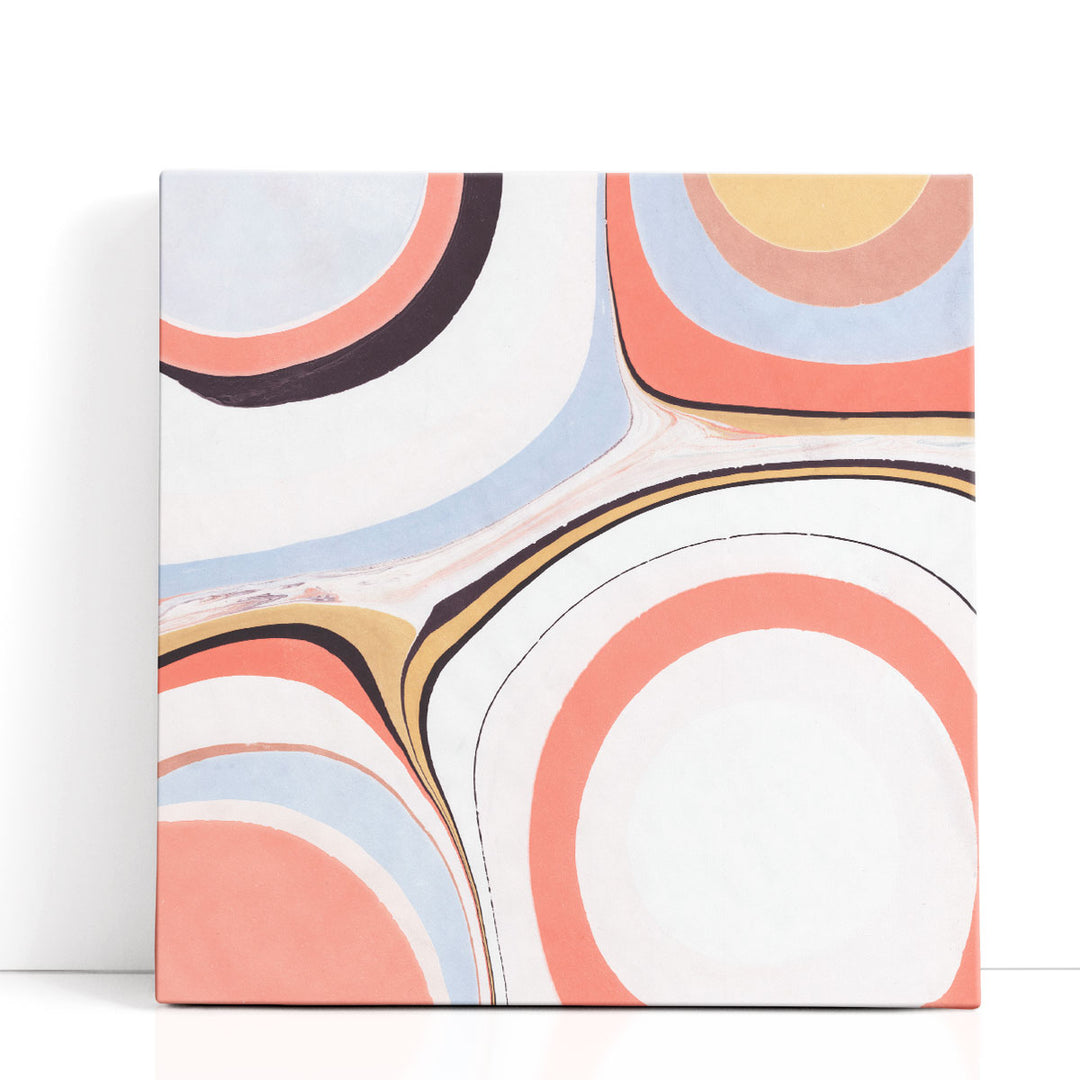 Pink and White Marble Wall Art blush veining decor