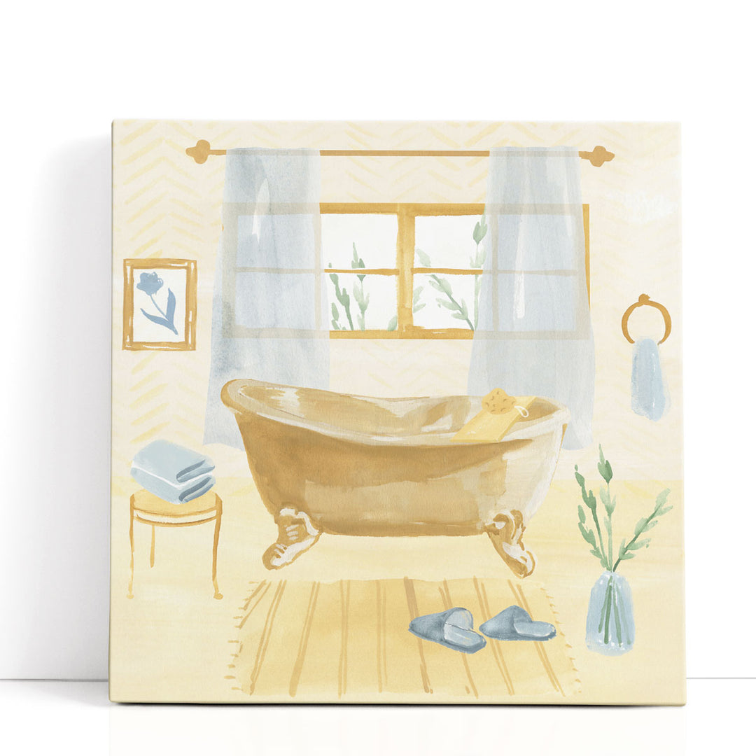 Golden Bath II - Canvas Print Wall Art