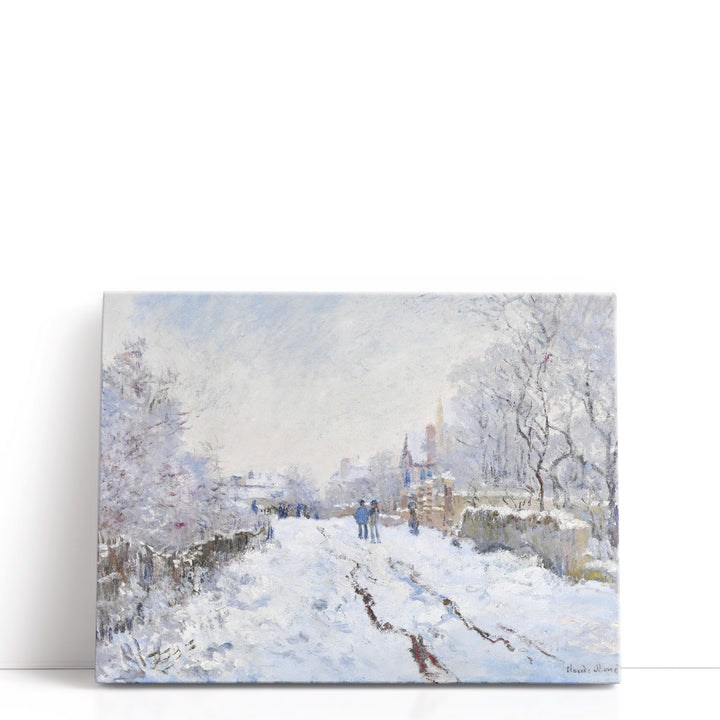 Snow at Argenteuil, 1874-1875 - Canvas Print Wall Art