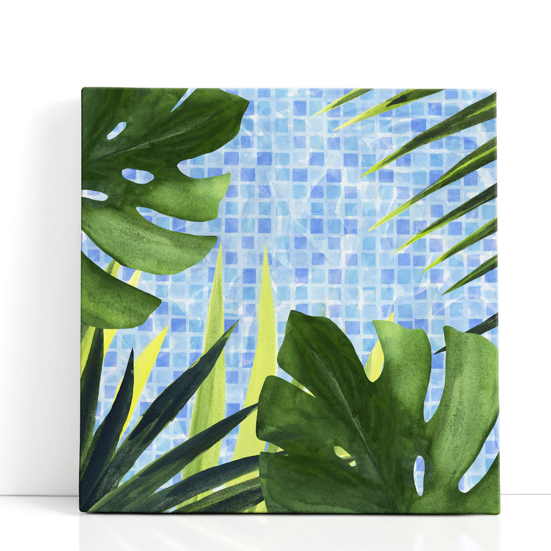 Poolside Shade I - Canvas Print Wall Art