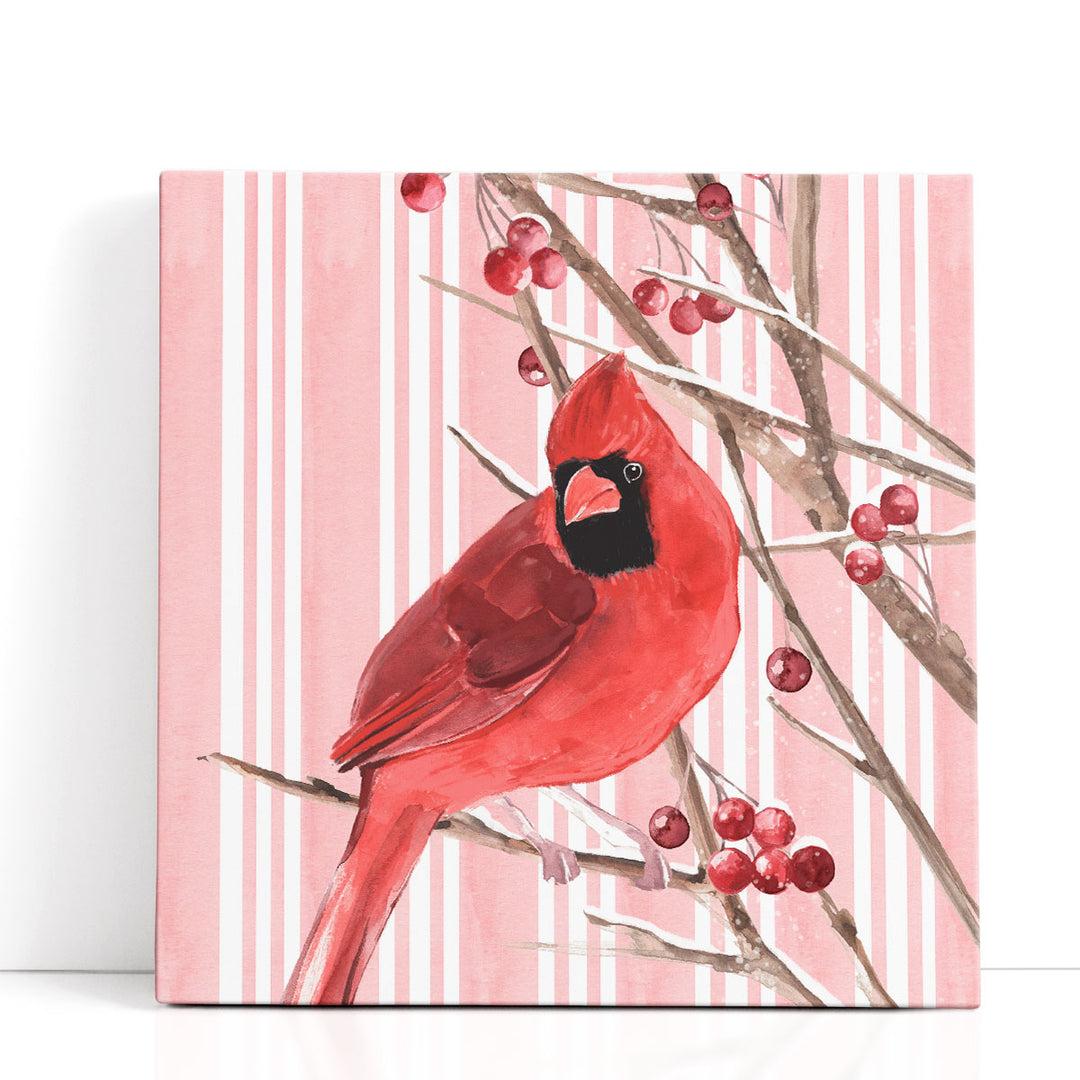 Winter Cardinal I - Canvas Print Wall Art