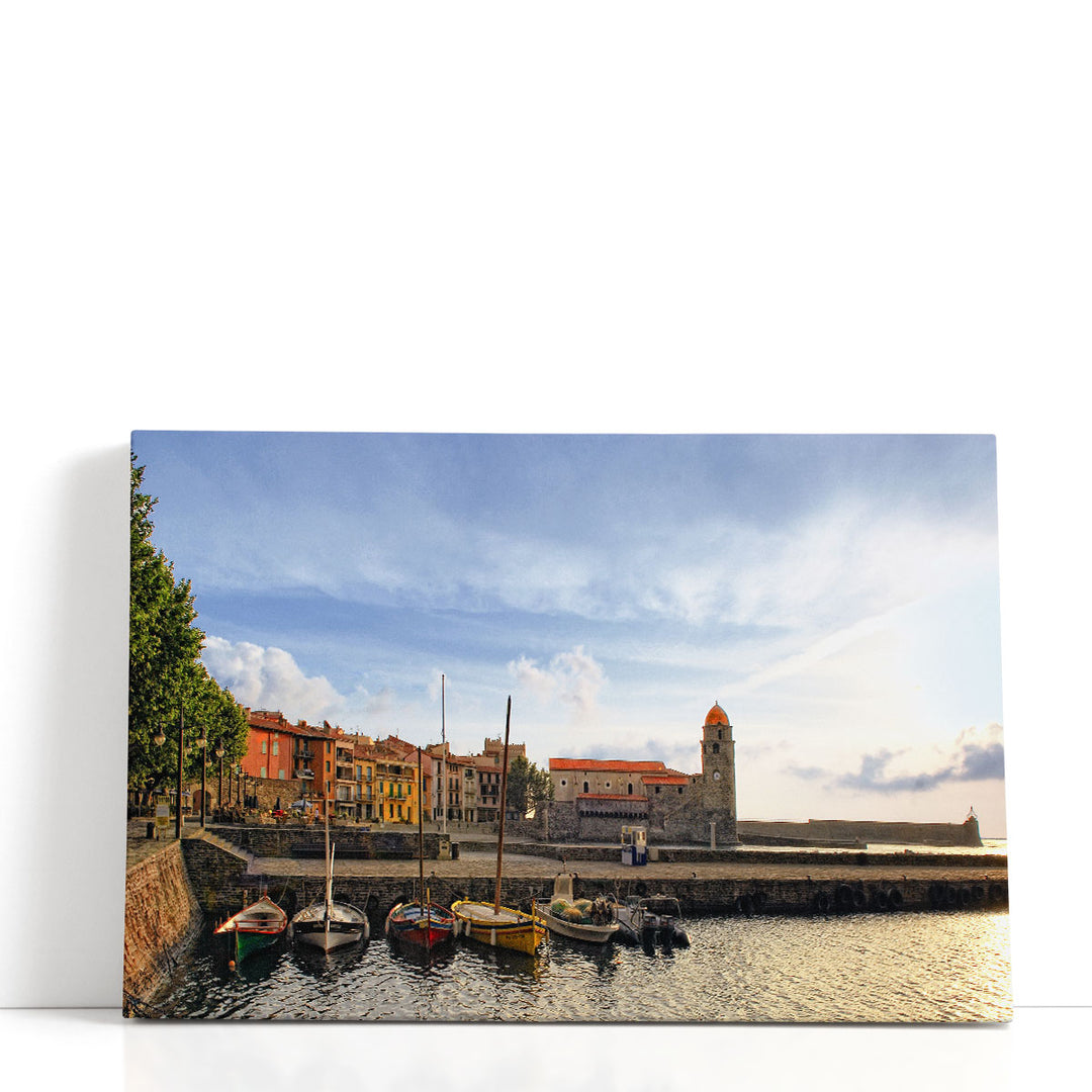 Castle On The Coast - Canvas Print Wall Art