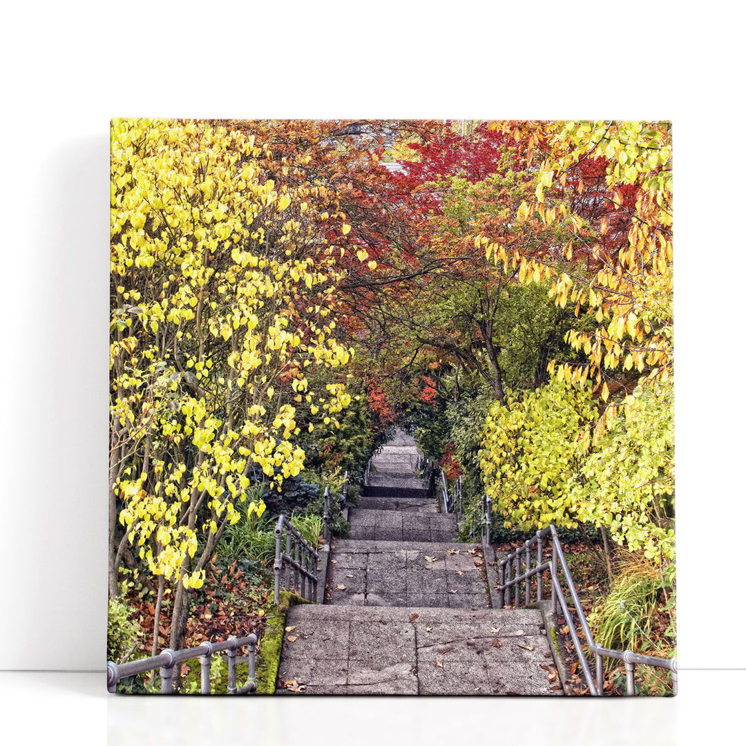 Autumn Tunnel - Canvas Print Wall Art
