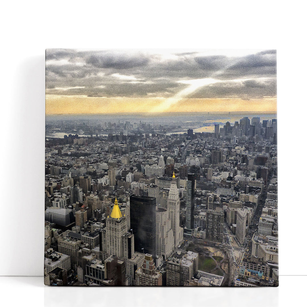 Gold Tones - Canvas Print Wall Art