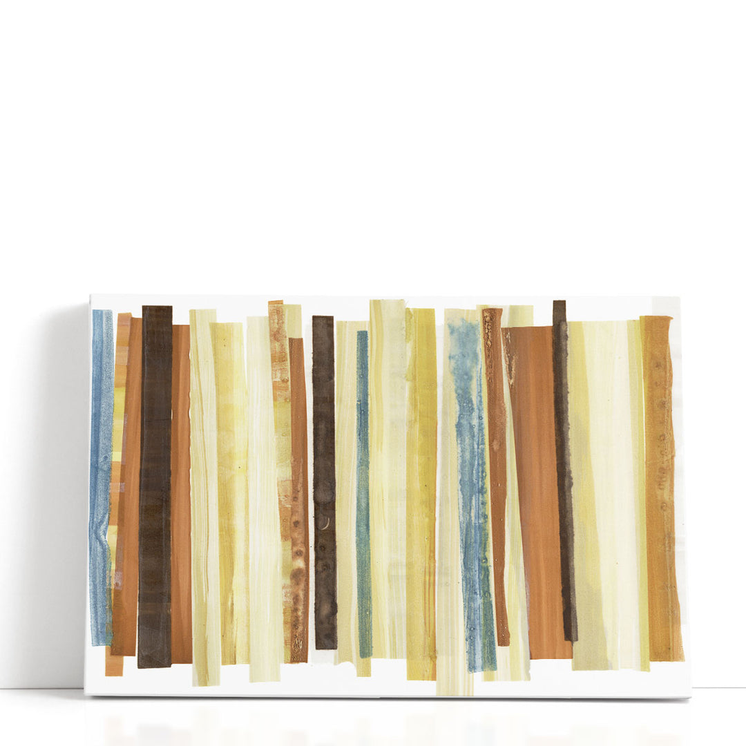 Neutral abstract wall art with soft lines