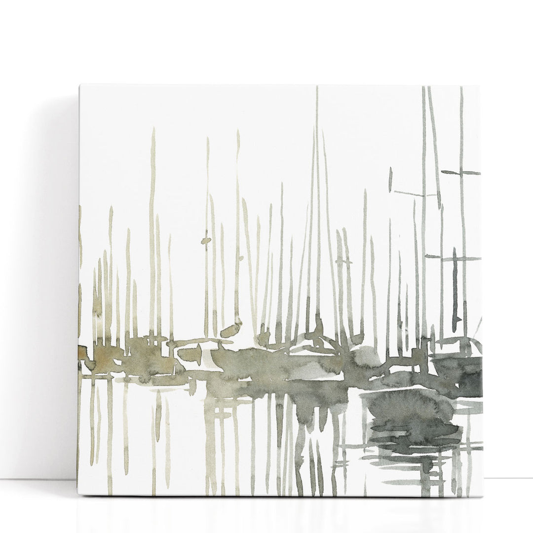 Early Morning Wharf I - Canvas Print Wall Art