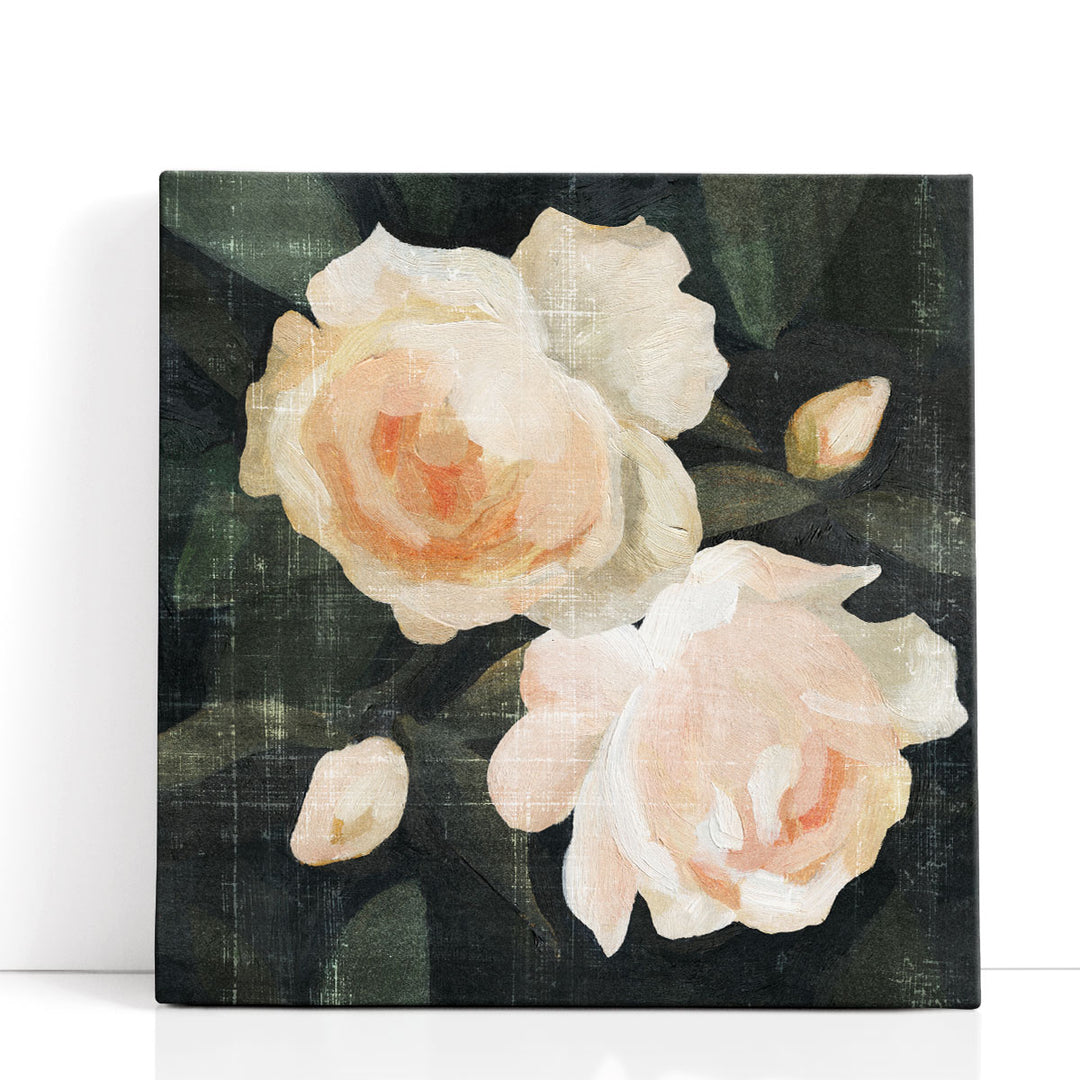 Soft Garden Roses I - Canvas Print Wall Art