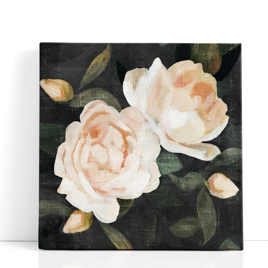 Soft Garden Roses II - Canvas Print Wall Art
