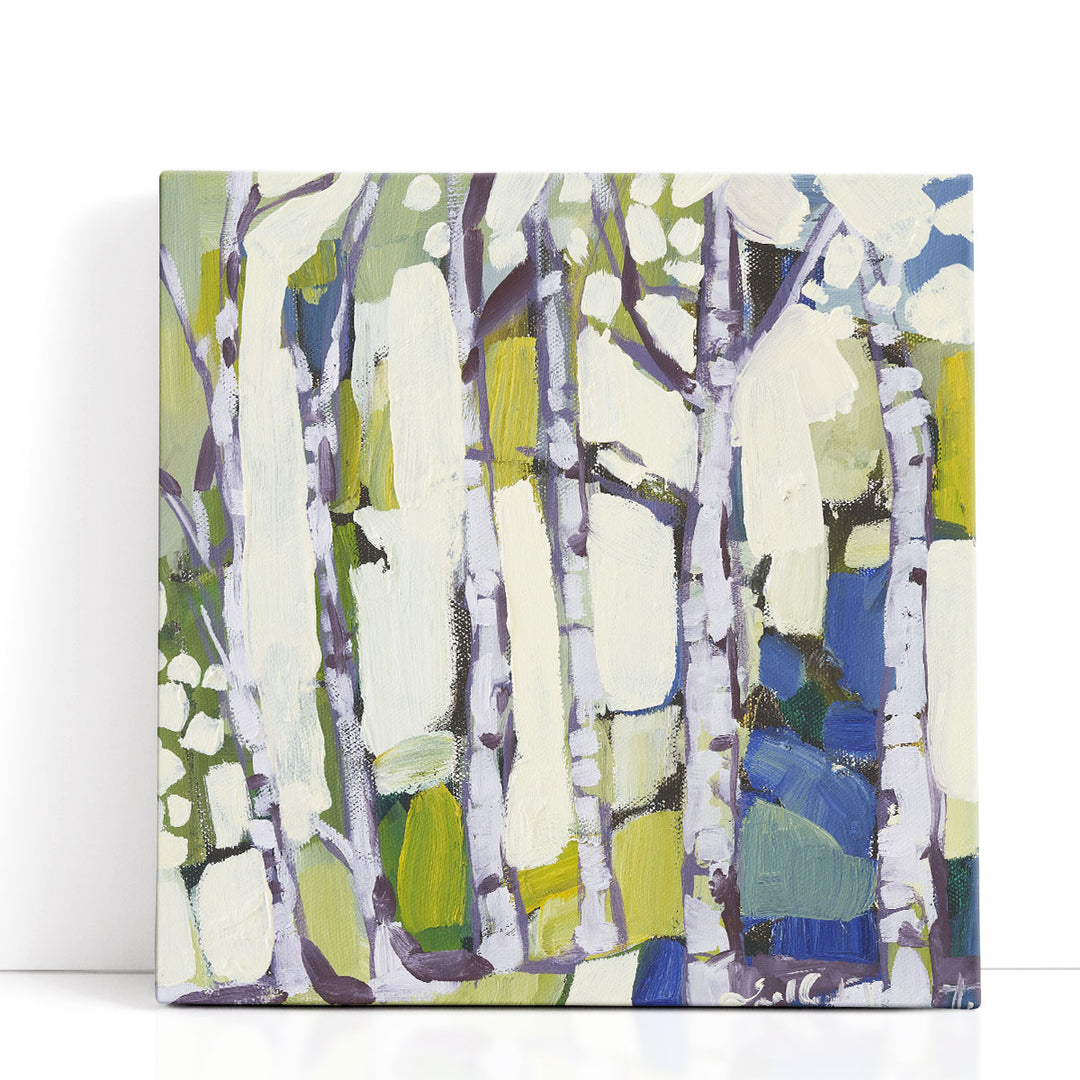Birch in Summer I - Canvas Print Wall Art