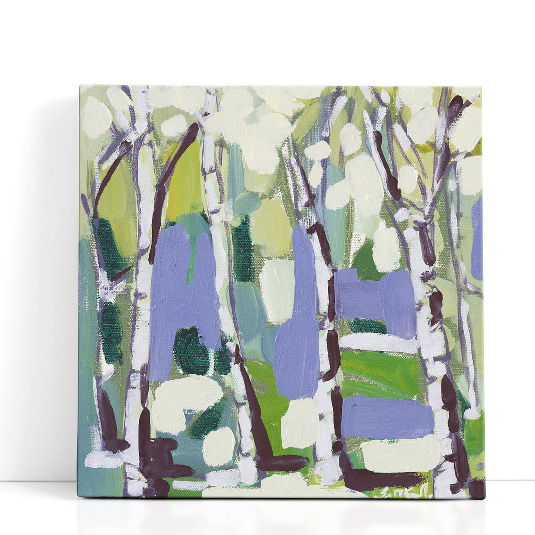 Birch in Summer II - Canvas Print Wall Art