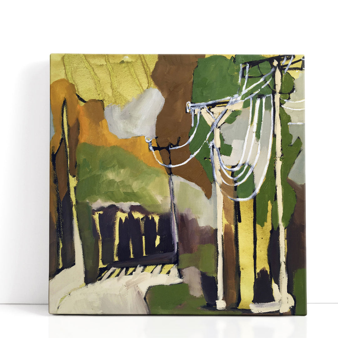 Trees & Wires X - Canvas Print Wall Art