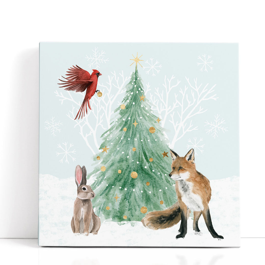 Christmas In The Forest I - Canvas Print Wall Art