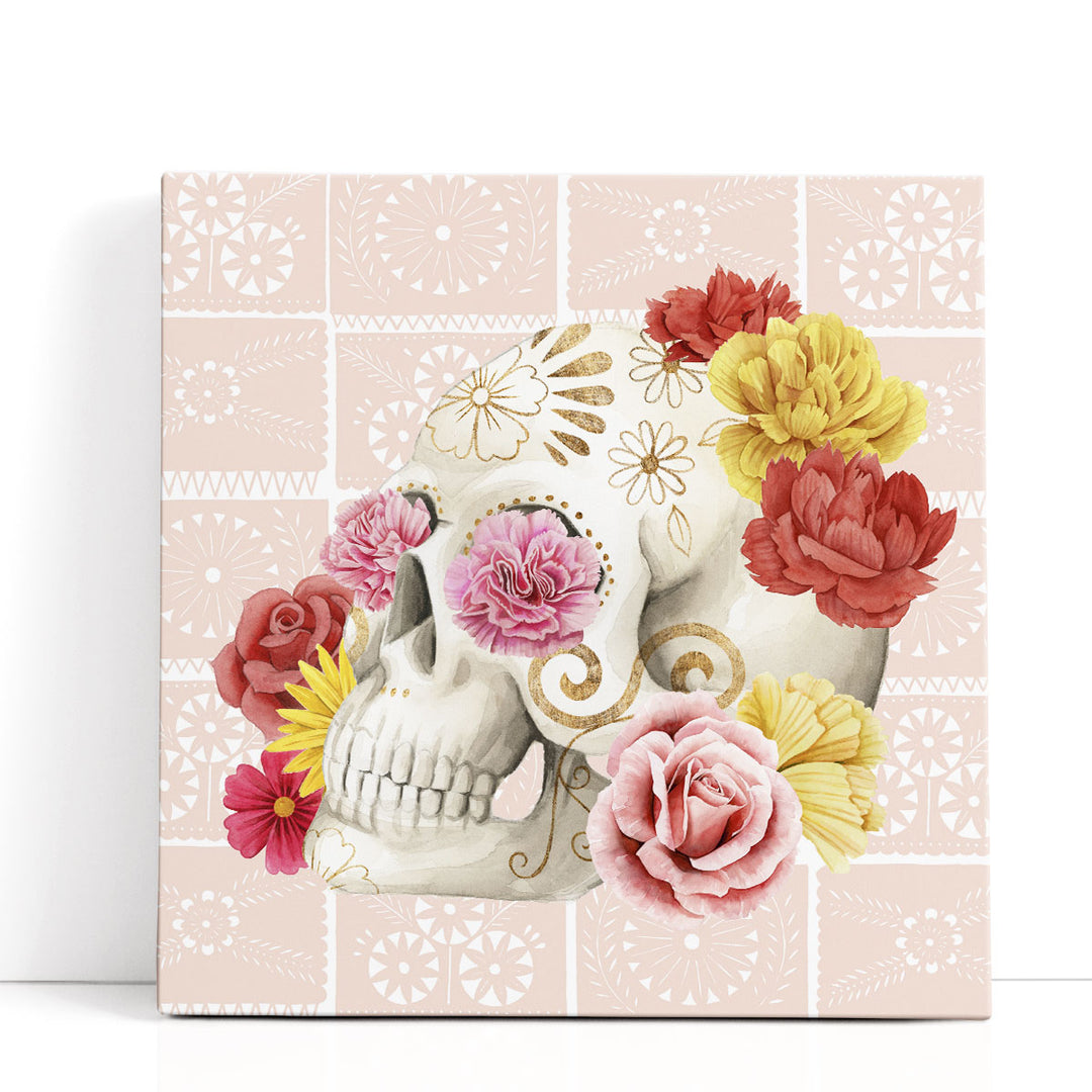 Fiesta De La Vida Muertos III - Canvas Print Wall Art