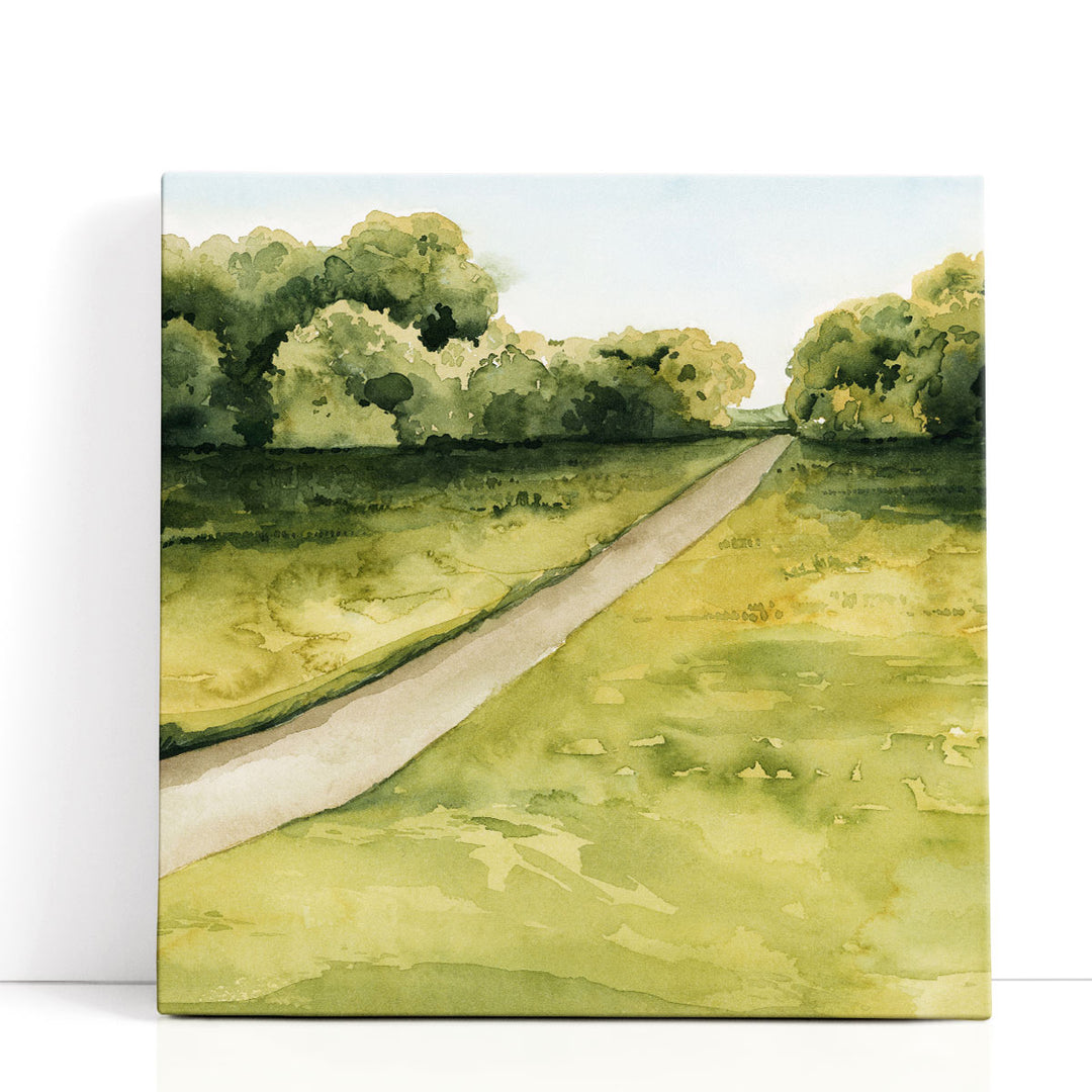 Golden Walk I - Canvas Print Wall Art