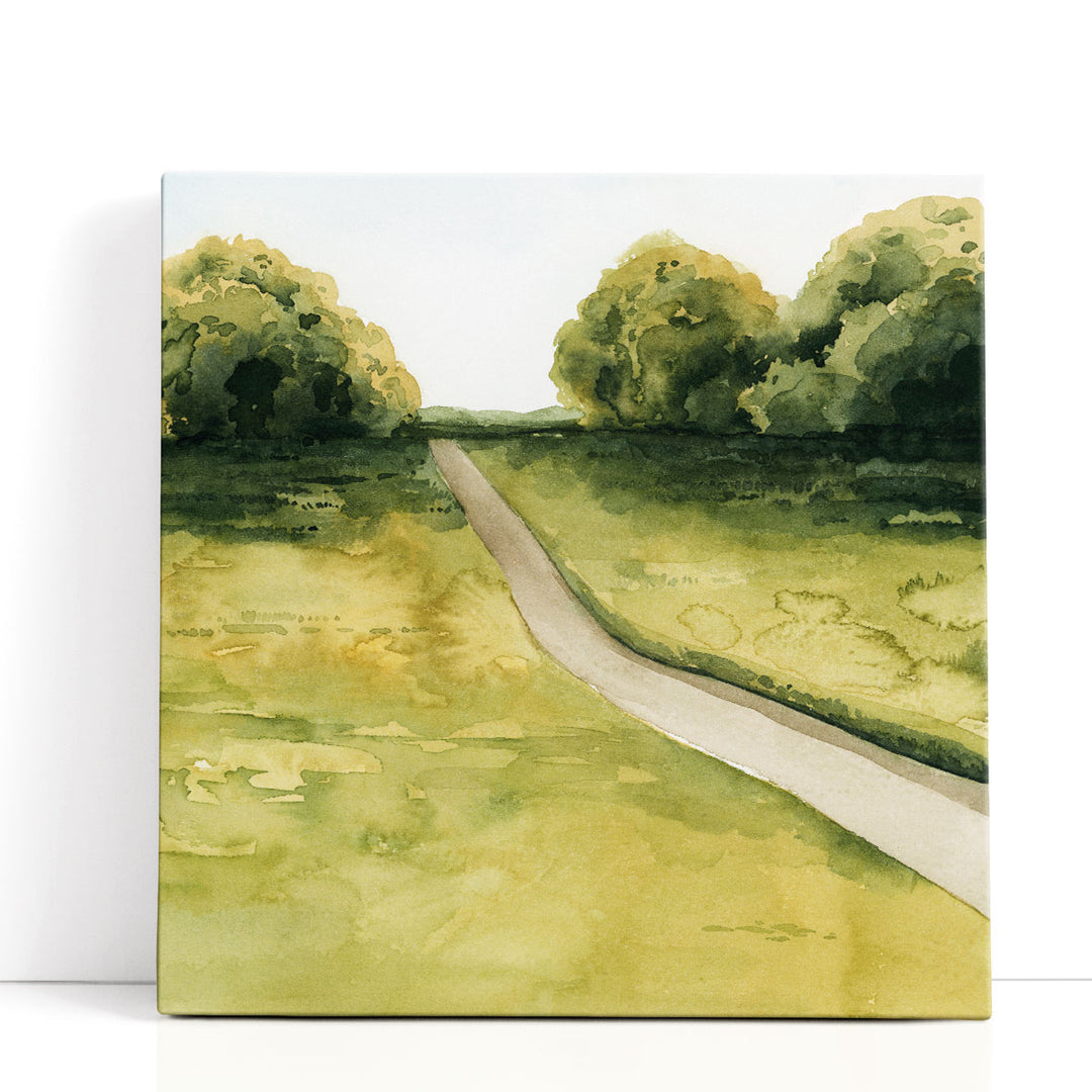 Golden Walk II - Canvas Print Wall Art