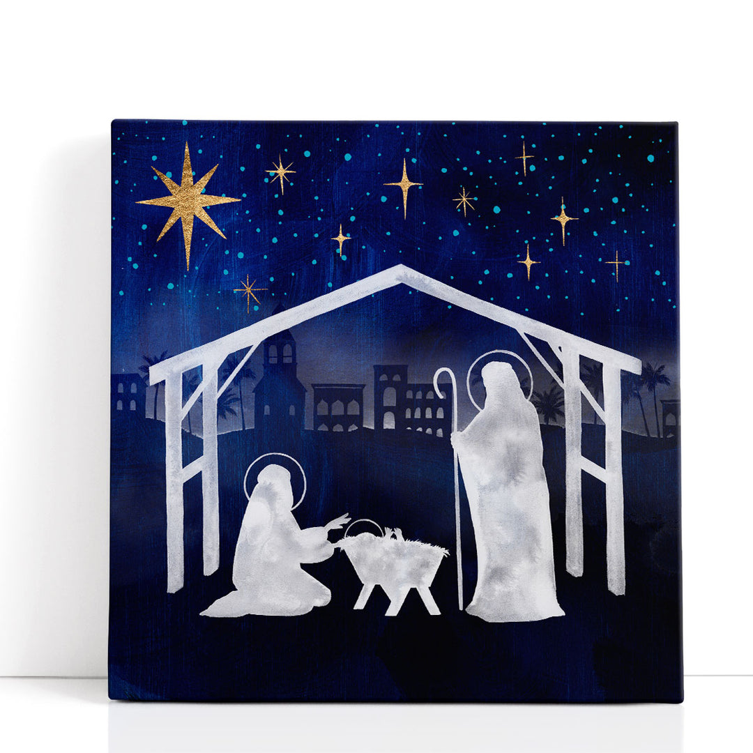 Midnight Star Of Bethlehem I - Canvas Print Wall Art