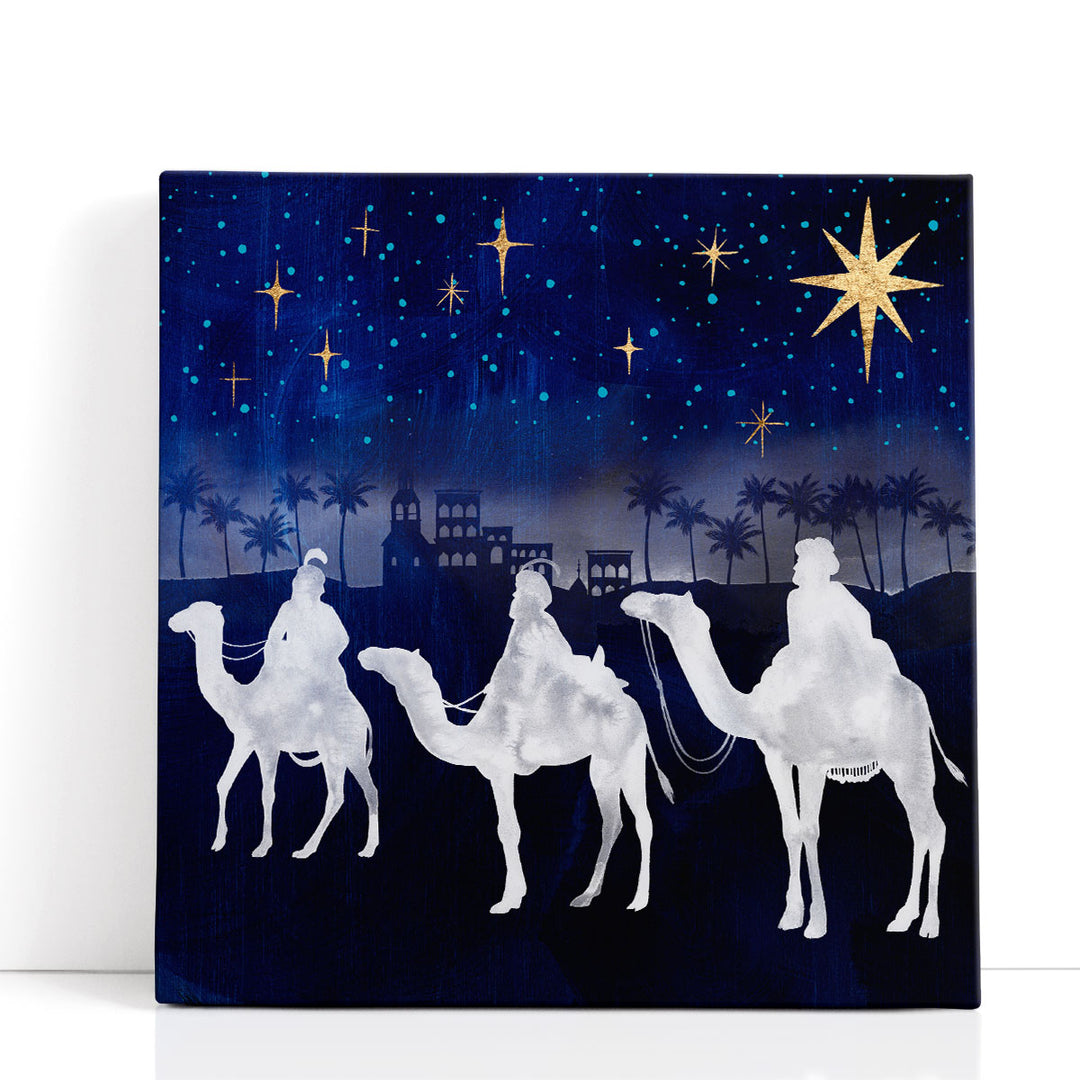 Midnight Star Of Bethlehem II - Canvas Print Wall Art
