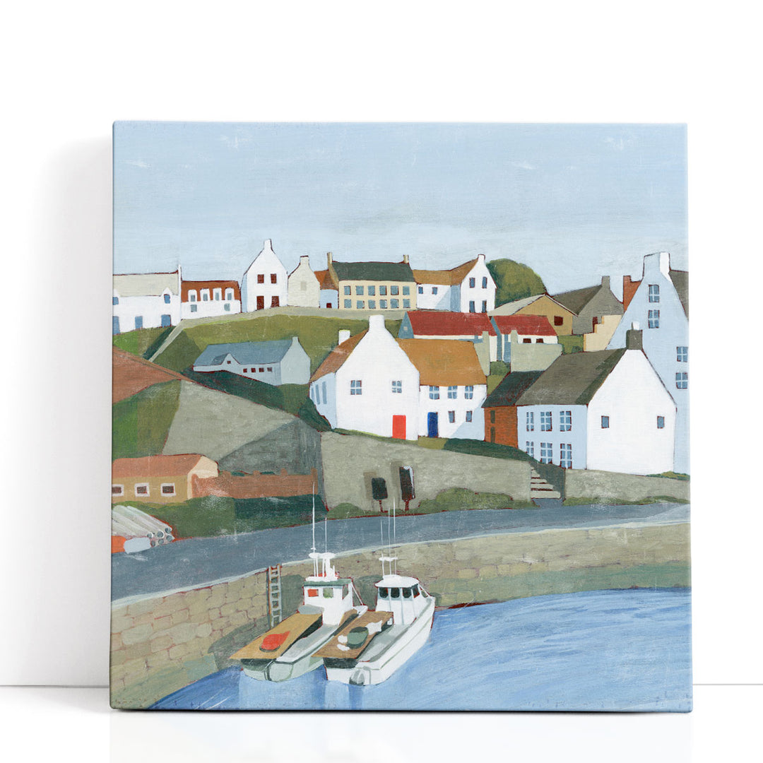 Old Coast Town I - Canvas Print Wall Art