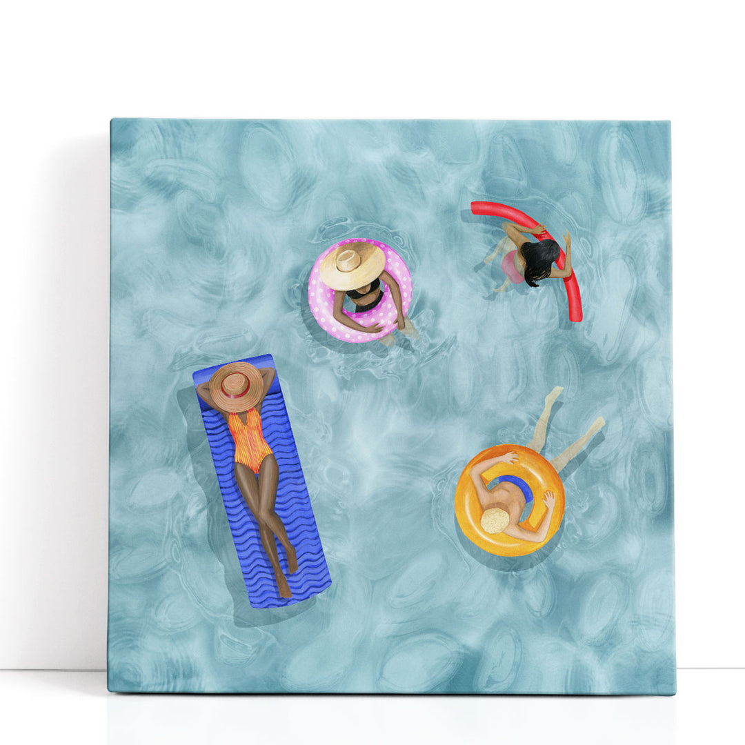 Poolside I - Canvas Print Wall Art