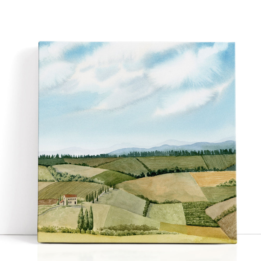 Tuscan Farmland I - Canvas Print Wall Art