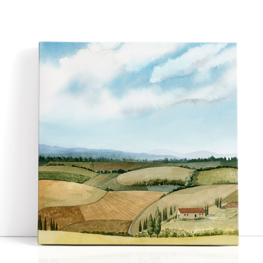 Tuscan Farmland II - Canvas Print Wall Art