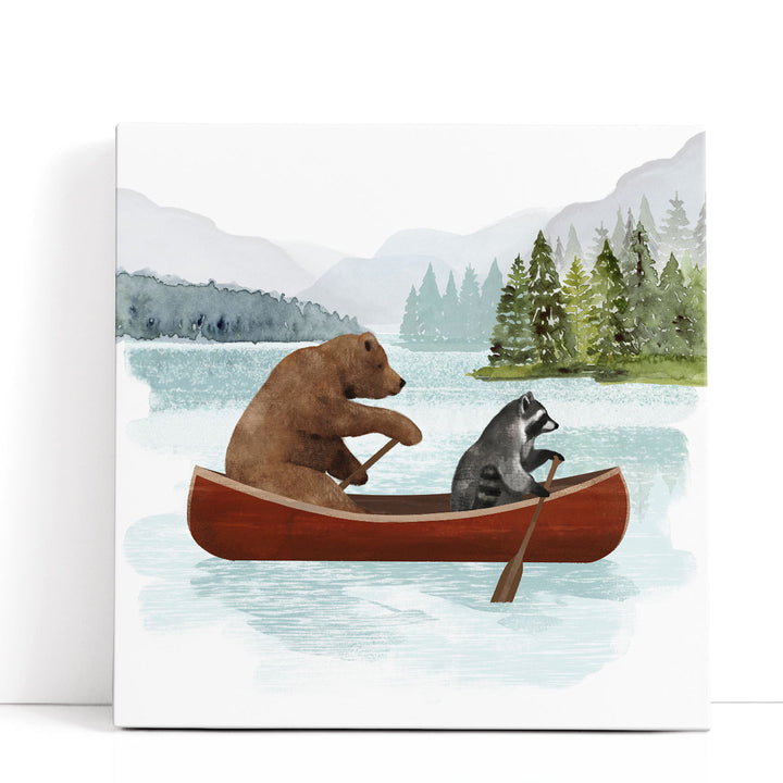 Canoe Trip I - Canvas Print Wall Art