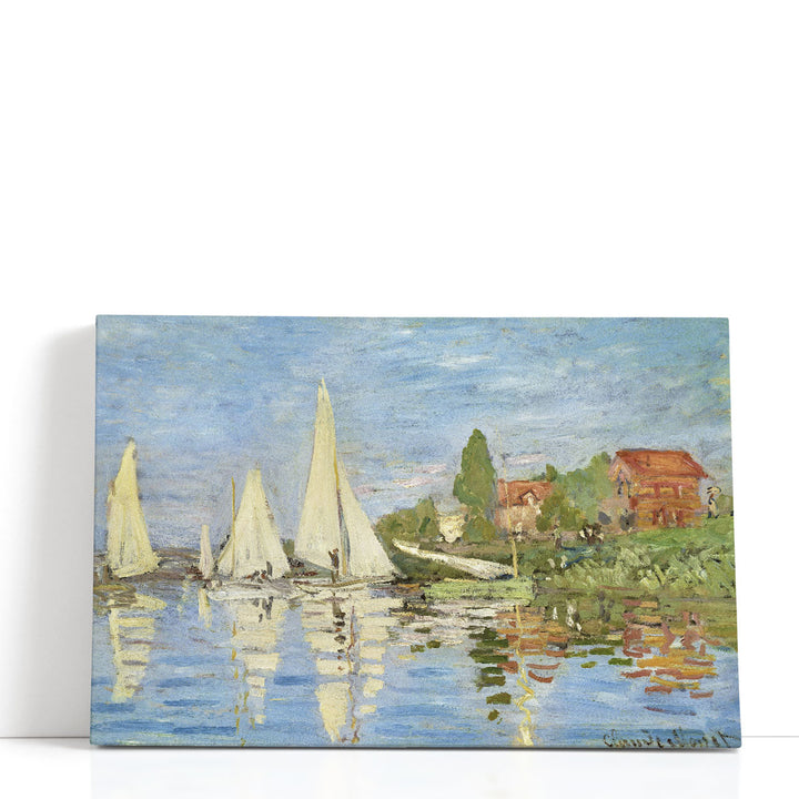 Regattas at Argenteuil, 1872 - Canvas Print Wall Art