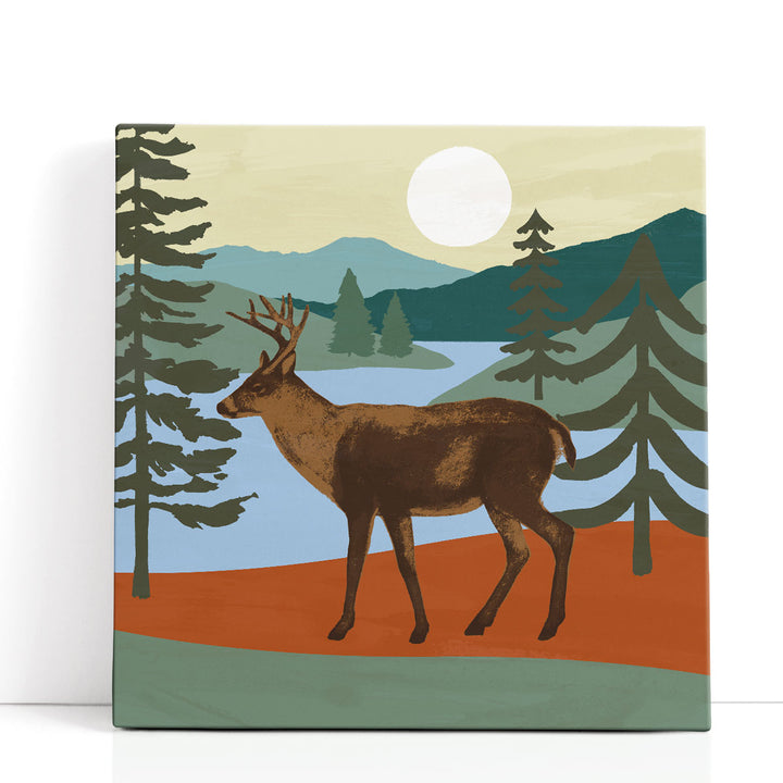 Trailside Animals IV - Canvas Print Wall Art