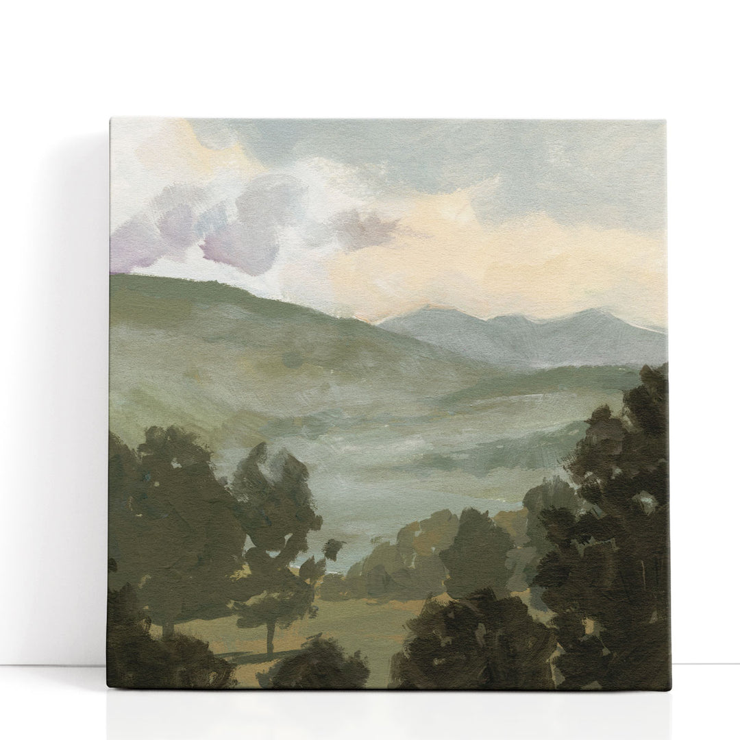 Valley Through The Trees I - Canvas Print Wall Art