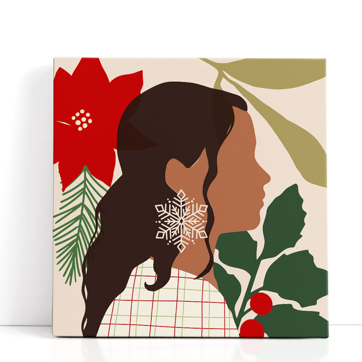 Christmas Earring III - Canvas Print Wall Art