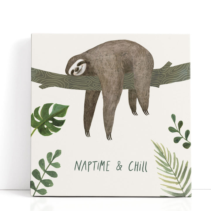 Sloth Sayings II - Canvas Print Wall Art
