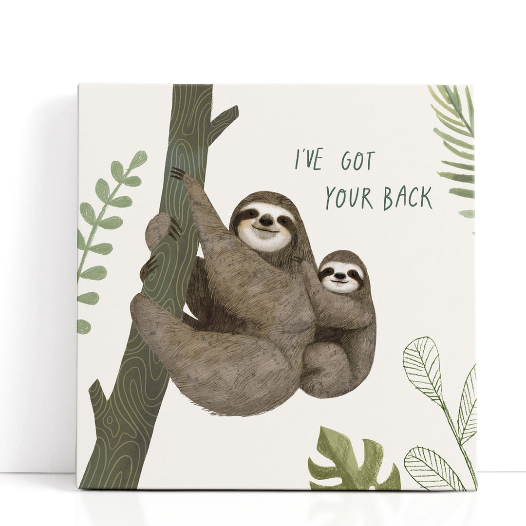 Sloth Sayings III - Canvas Print Wall Art