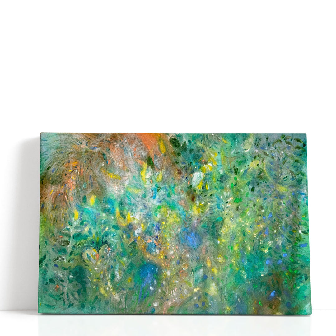 forest canvas wall art serene forest scene