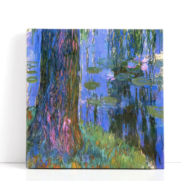 Weeping Willow and Water-Lily Pond, 1916 - 1919 - Canvas Print Wall Art