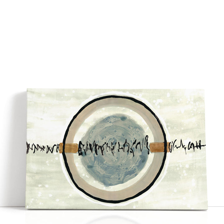Neutral abstract wall art minimalist design