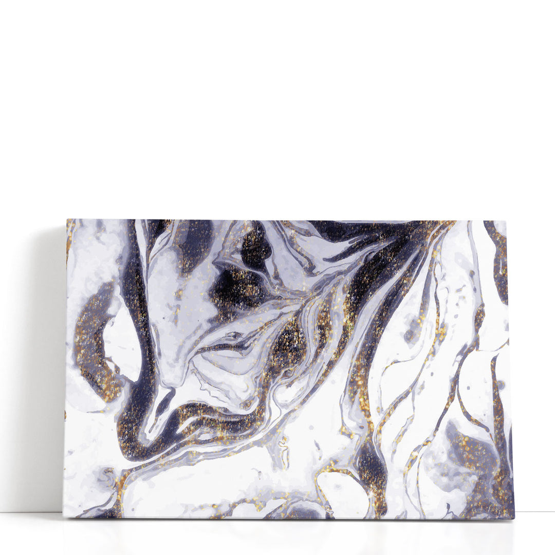 Amethyst Rivers Flow - Canvas Print Wall Art