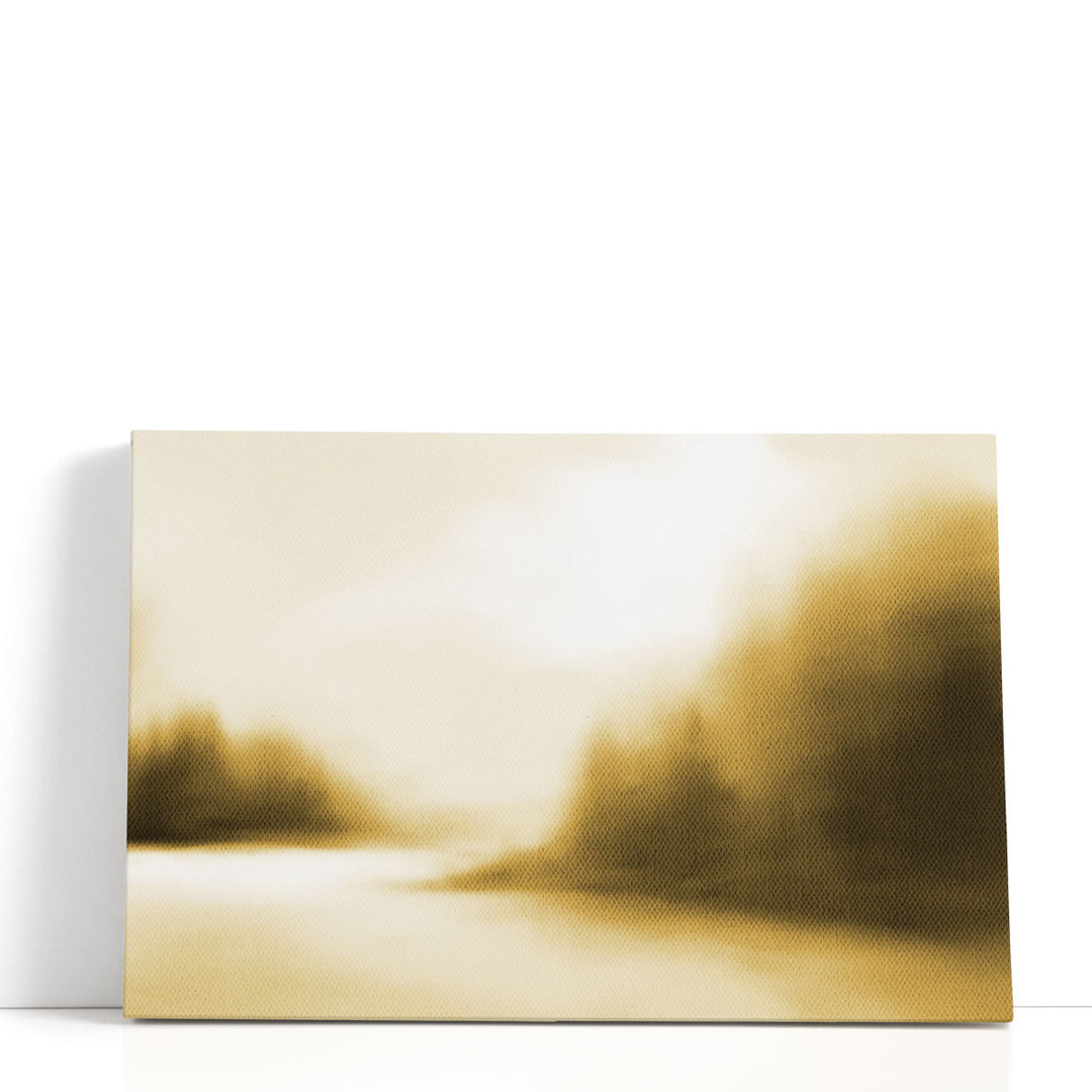 Beige Mustard Wall Art gentle field hues