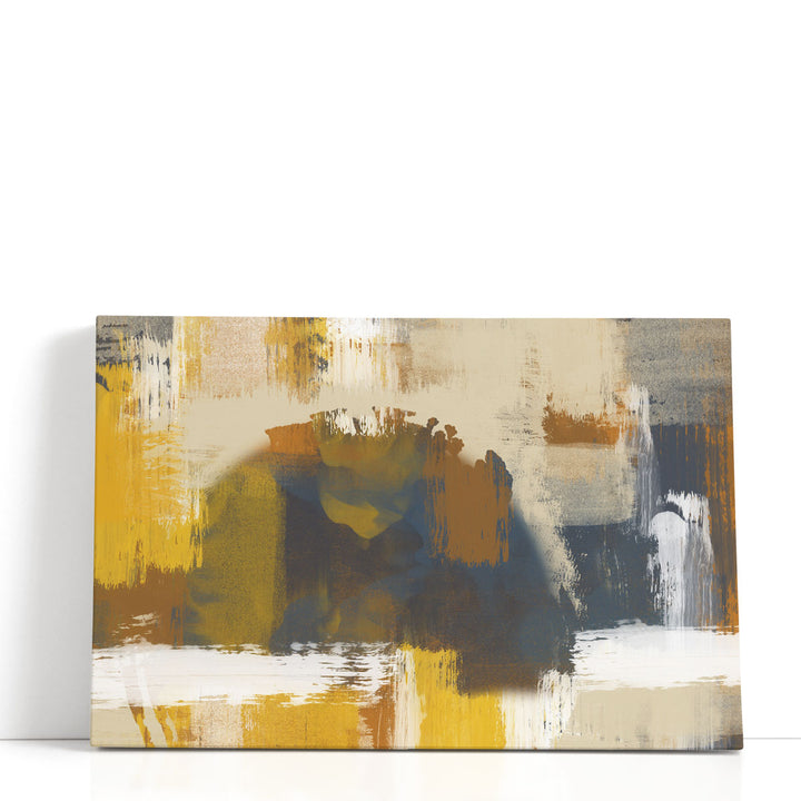 Distressed Sun Blaze 1 - Canvas Print Wall Art